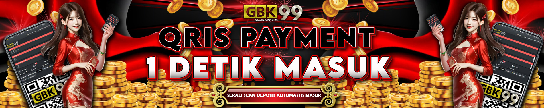 DEPOSIT QRIS 1 DETIK LANGSUNG MASUK  DI GBK99